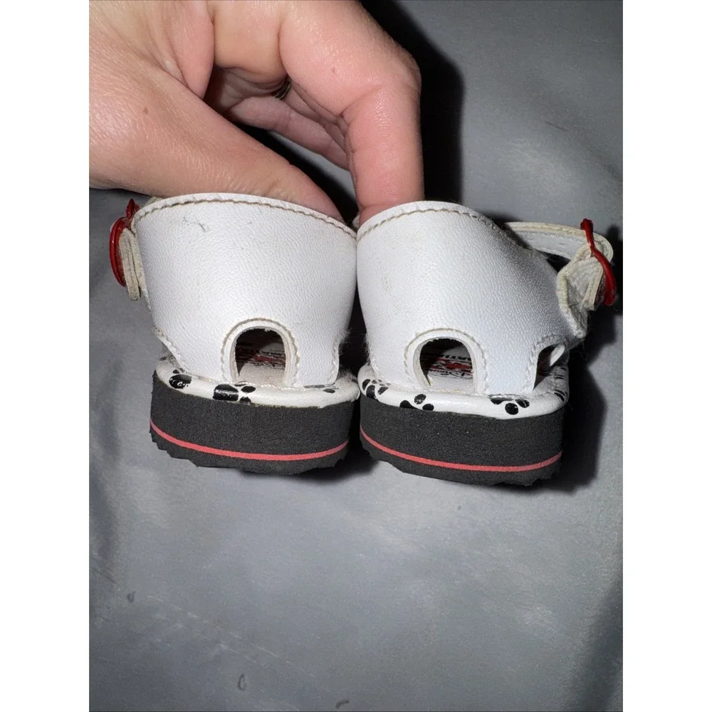 Vintage Disney 101 Dalmatians RARE Pongo Buckle Infant Sandals Size 3 Shoes